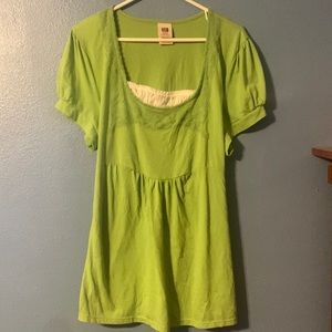 2 for $15❤️Bright green plus size top🥰